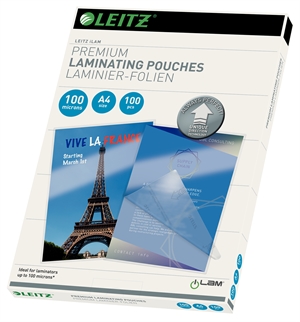 Leitz Lamineerhoes UDT glans 100my A4(100)