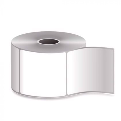 label roll, synthetic, easily removable, 102x102mm