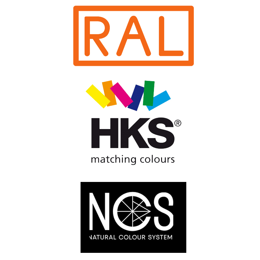 NCS, RAL en HKS kleurenkaart