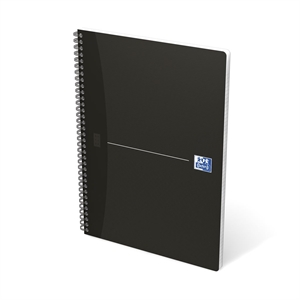 Oxford Slimme notitieboek A4 geruit 5x5 90 vellen 90g zwart