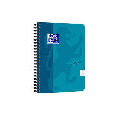 Oxford Touch notitieboek A5+ geruit 70 vellen 90g turquoise.