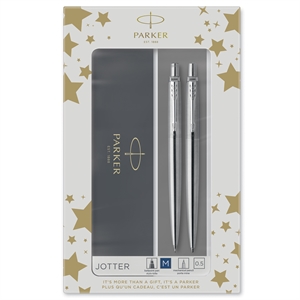 Parker Duoset Jotter CT balpen+potlood zilver.