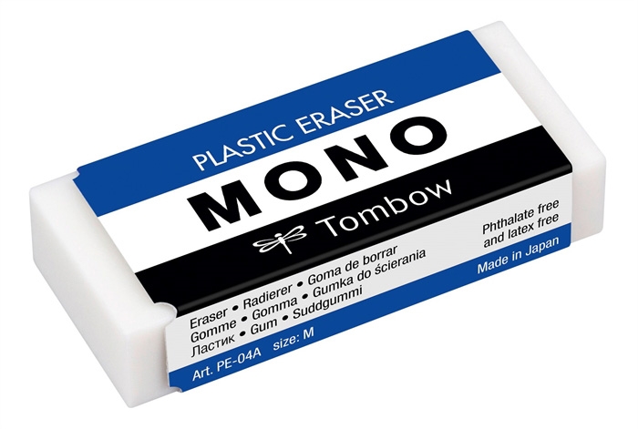Tombow gumleer MONO M 55x23x11mm 19g