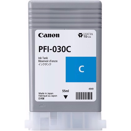 Canon Cyan PFI-030C - 55 ml inktpatroon