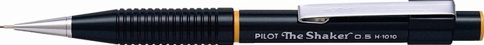 Pilot Stiftblyant The Shaker 0,5 zwart