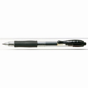 Pilot Gelpen met klikmechanisme G-2 0,5 zwart