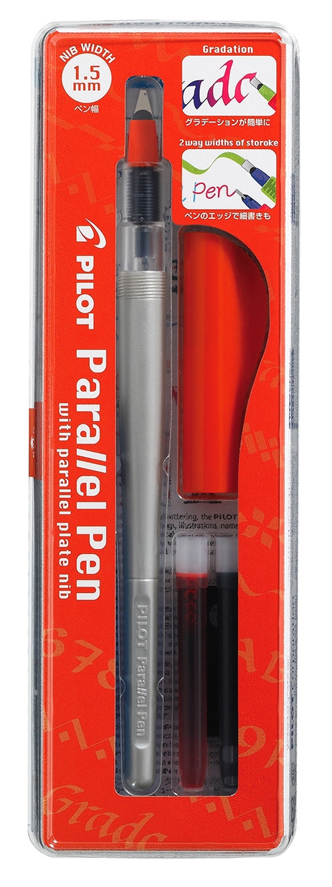 Pilot Kalligrafipen Parallel Pen 1,5mm set zwart