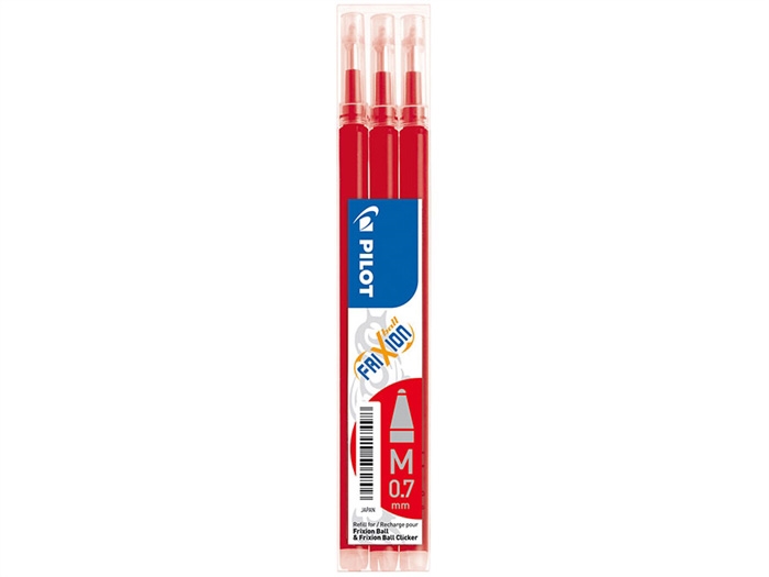 Pilot Frixion Clicker 0,7 navulling rood (3)