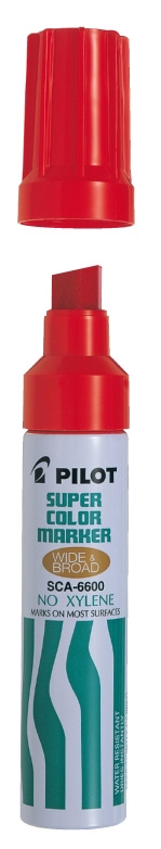 Pilot Marker Super Color Jumbo 10,0mm rood.