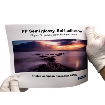 PP Semi glossy, Zelfklevend