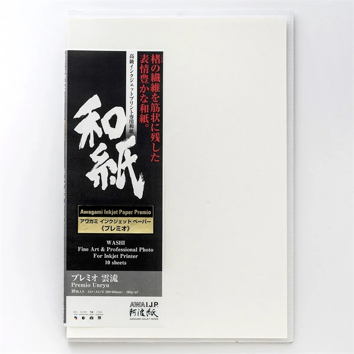 Awagami Premio Unryu - 165 g/m², 10 vellen