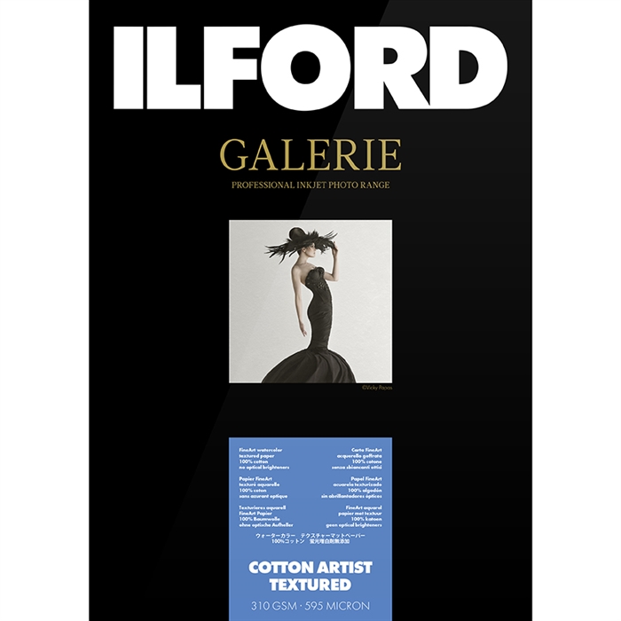Ilford Cotton Artist Textured for FineArt Album - 330mm x 518mm - 25 st.
