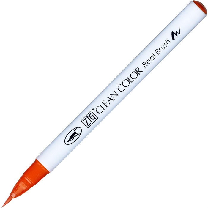 ZIG Clean Color Pensel Pen 023 fl. Skarlagensrood