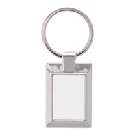 Square shape Keychain - 20 x 28 mm Packed per piece in a black gift box.