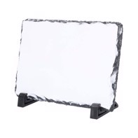 Sublimation Photo Slate - 15 x 20 cm Rectangle - Gloss incl. Stand