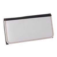 Sublimation Wallet Ladies with Coin Compartment 105 x 185 mm - Black Leather Look