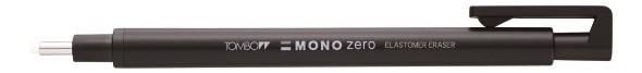 Tombow gum eraser pen MONO zero ø2,3mm zwart