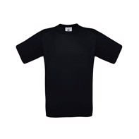 T-Shirt B&C Exact 150 Black Cotton - L 