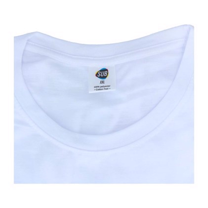 Cotton Feel T-Shirt White - XXL 100% Polyester