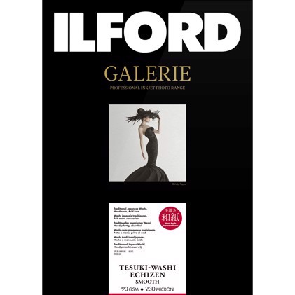 Ilford GALERIE Tesuki-Washi Echizen Smooth 90 - 10 x 15 (102 mm x 152 mm), 50 vellen