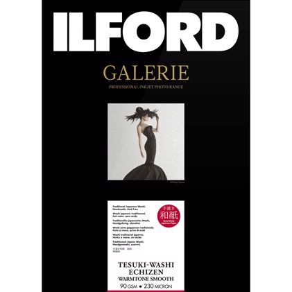 Ilford GALERIE Tesuki-Washi Echizen Warmtone Glad 90 - 10 x 15 (102 mm x 152 mm), 50 vellen