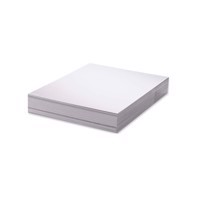 Unisub Sheet Stock, Aluminium 0,76 mm 1 Side Gloss, White, 300 x 600 mm