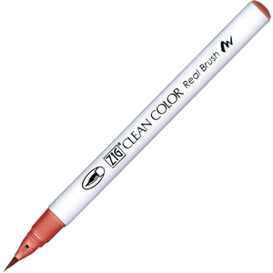 ZIG Clean Color Pensel Pen 208 Diep Vermiljoen