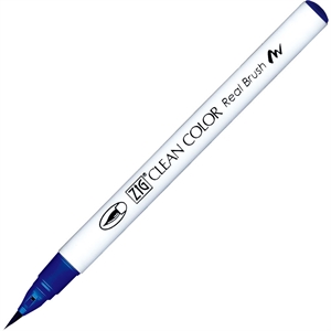 ZIG Clean Color Pensel Pen 319 Preussisk blauw