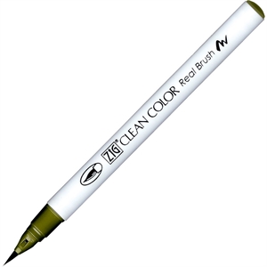 ZIG Clean Color Pensel Pen 402 Mosgroen