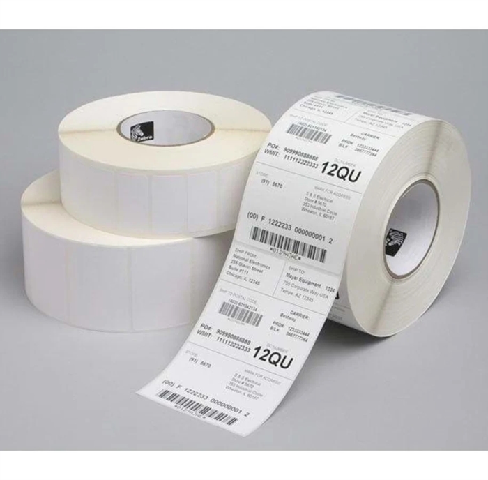 Zebra, label roll, thermal paper, 102x102mm