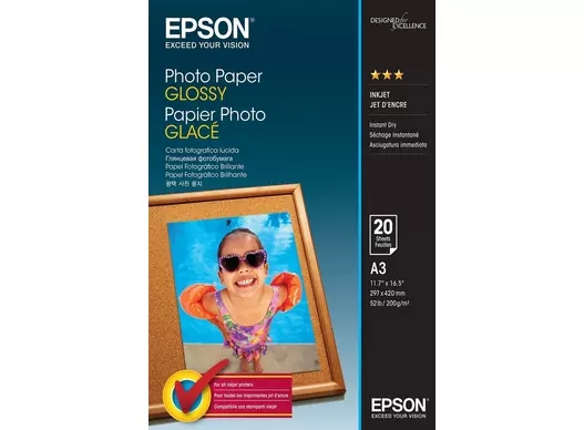 Epson Fotopapier Glanzend 200 g/m² - A3 - 20 vellen