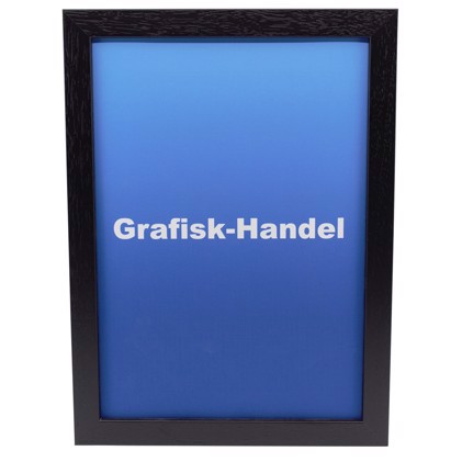 Lijsten met ontspiegeld glas voor foto\'s, kunst en posters - 42 x 29,7 cm ( A3 ), Zwart
