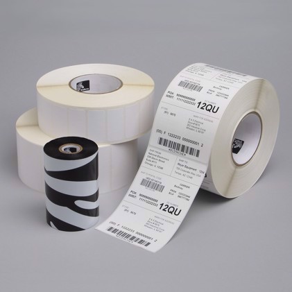 Zebra Z-Perform 1000T, label roll, normal paper, 51x25mm